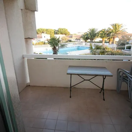 Studio Cabine Balcon Piscine - 34517118 Appartamento Valras-Plage